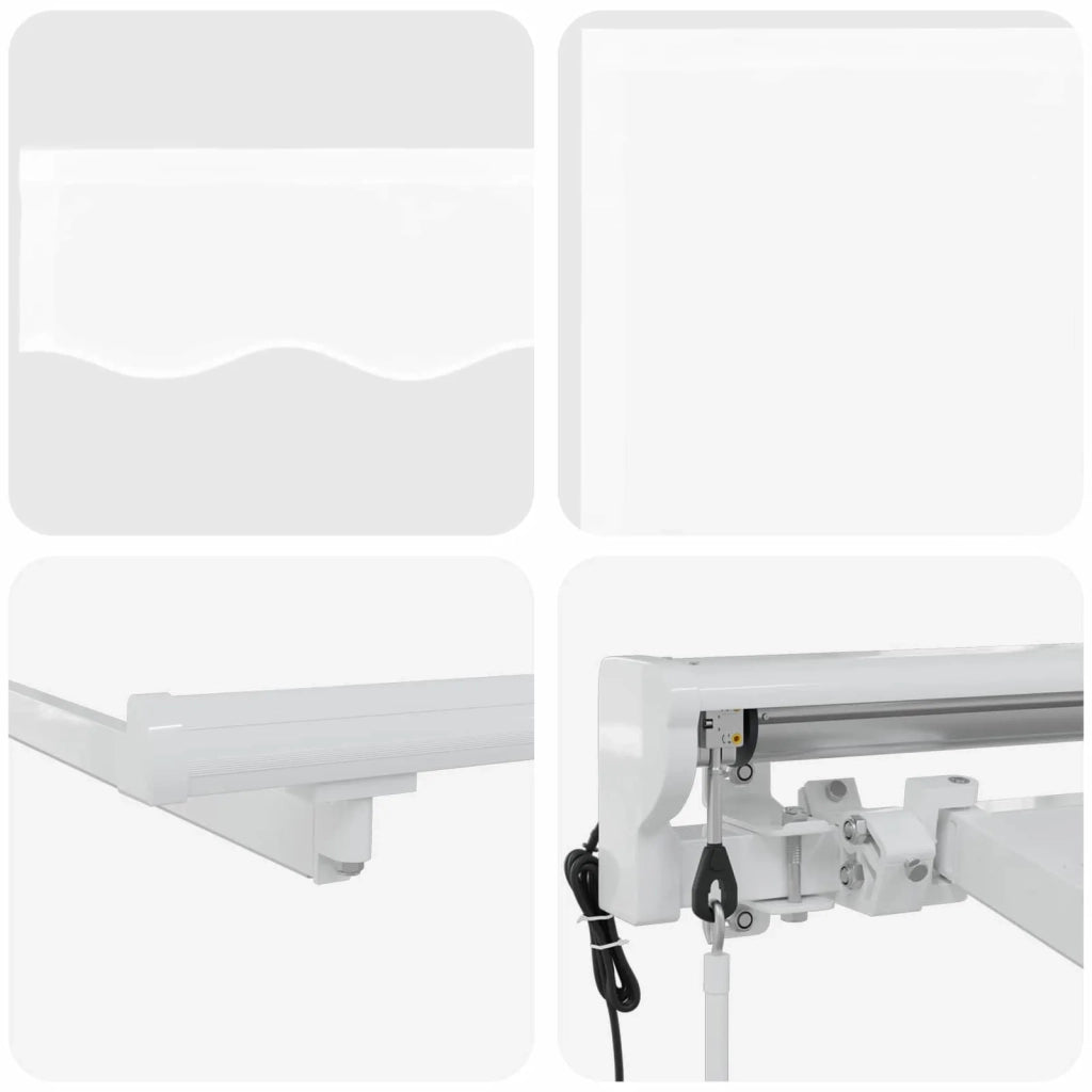 Tettuccio Elettrico Retrattile Bianco 4,5 × 3,5 m 3421422