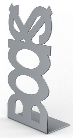 fermalibro in acciaio mod.books argento cod:ferx.55001