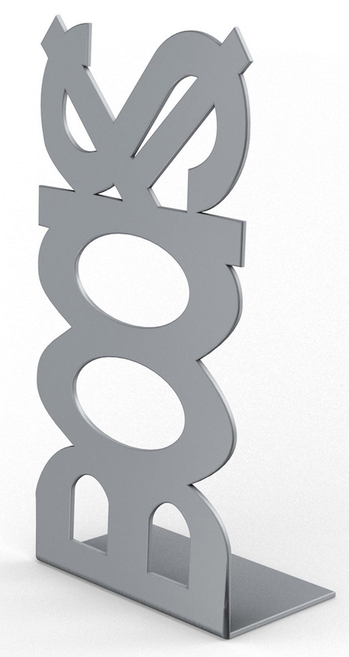 fermalibro in acciaio mod.books argento cod:ferx.55001