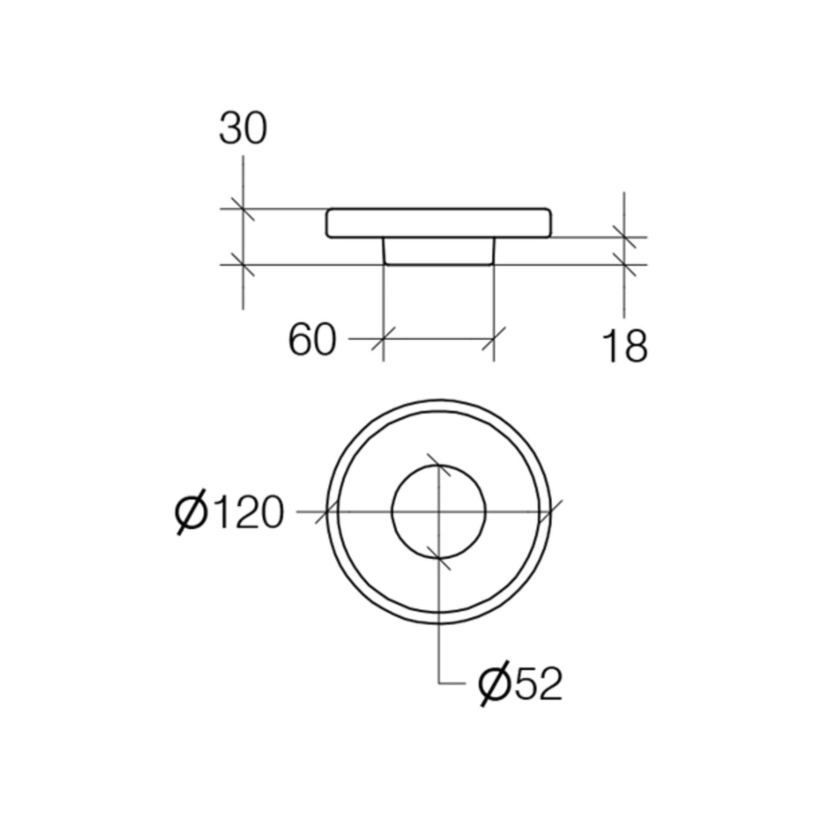 Lineabeta - Portasapone in porcellana bianco