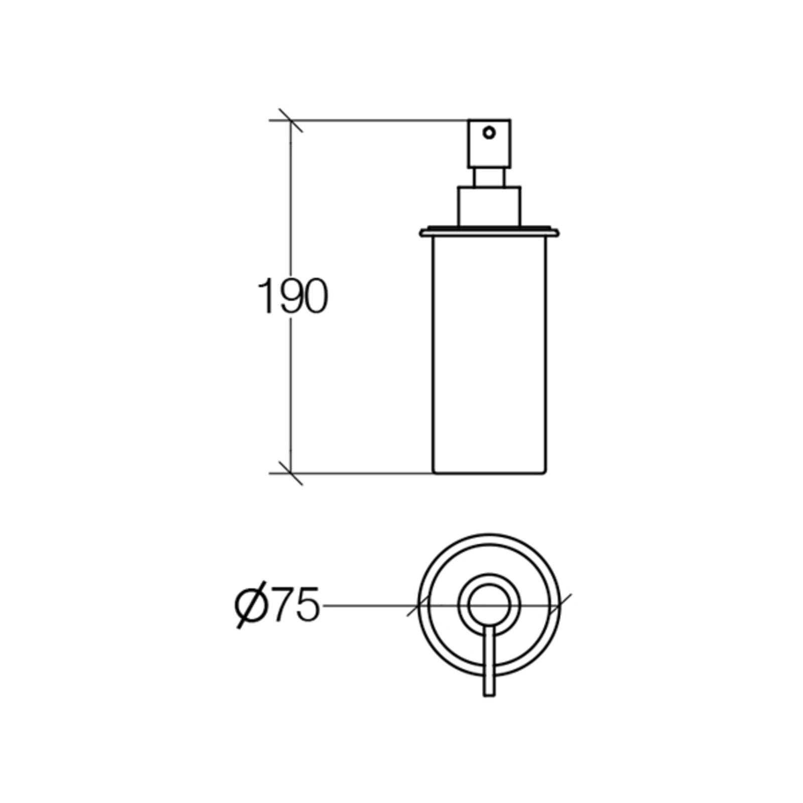 Lineabeta - Dispenser sapone in porcellana bianco 200 ml