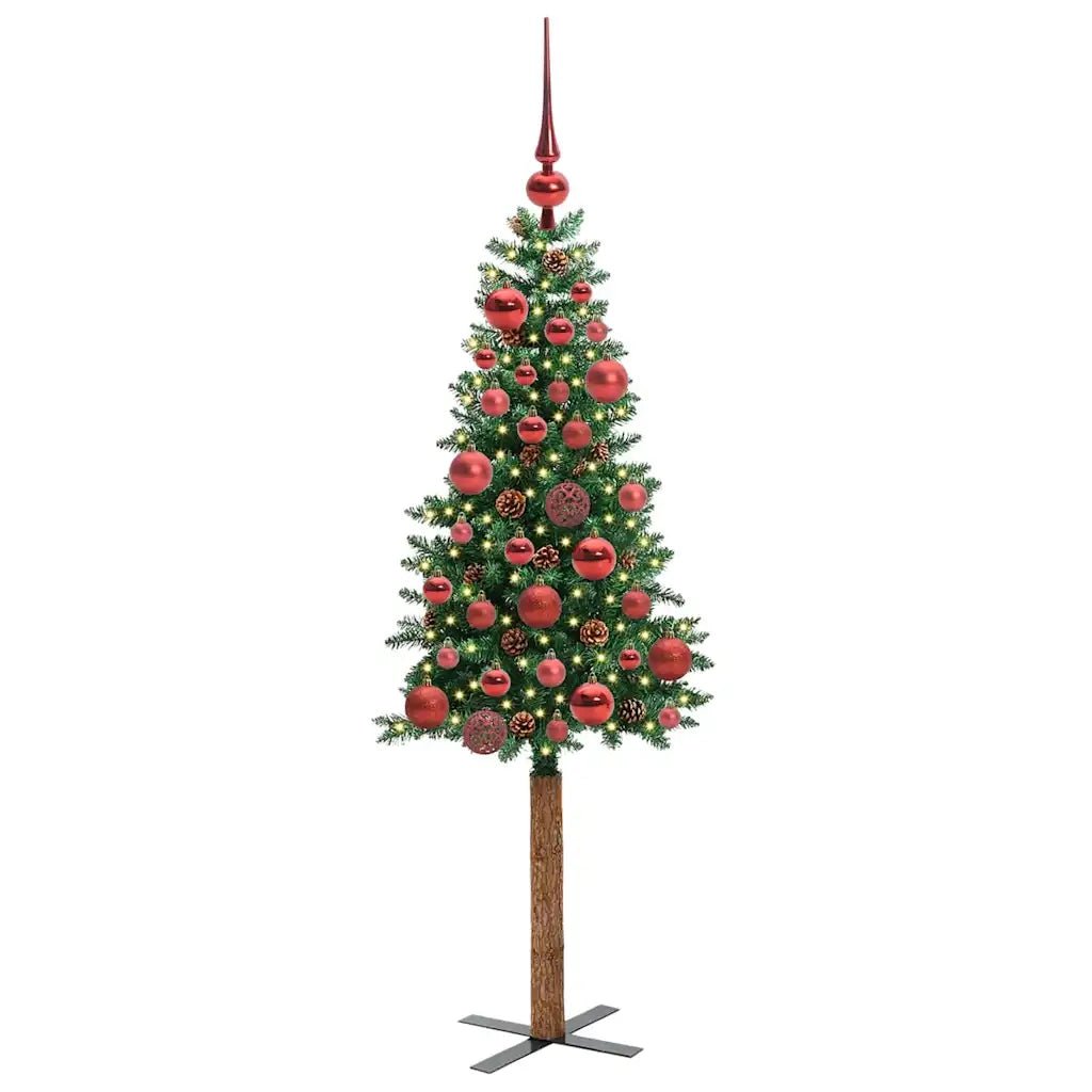 Albero di Natale snodato con 150 LED con supporto Verde 150 cm 3394851