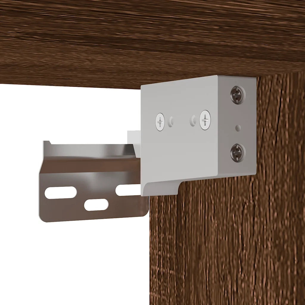 Set Mobili da Bagno 3 pz Rovere Marrone in Legno Multistrato 3300999