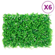 Â  Recinzione Foglie Felce ArtificialiÂ 6 pz Verde 40x60 cm