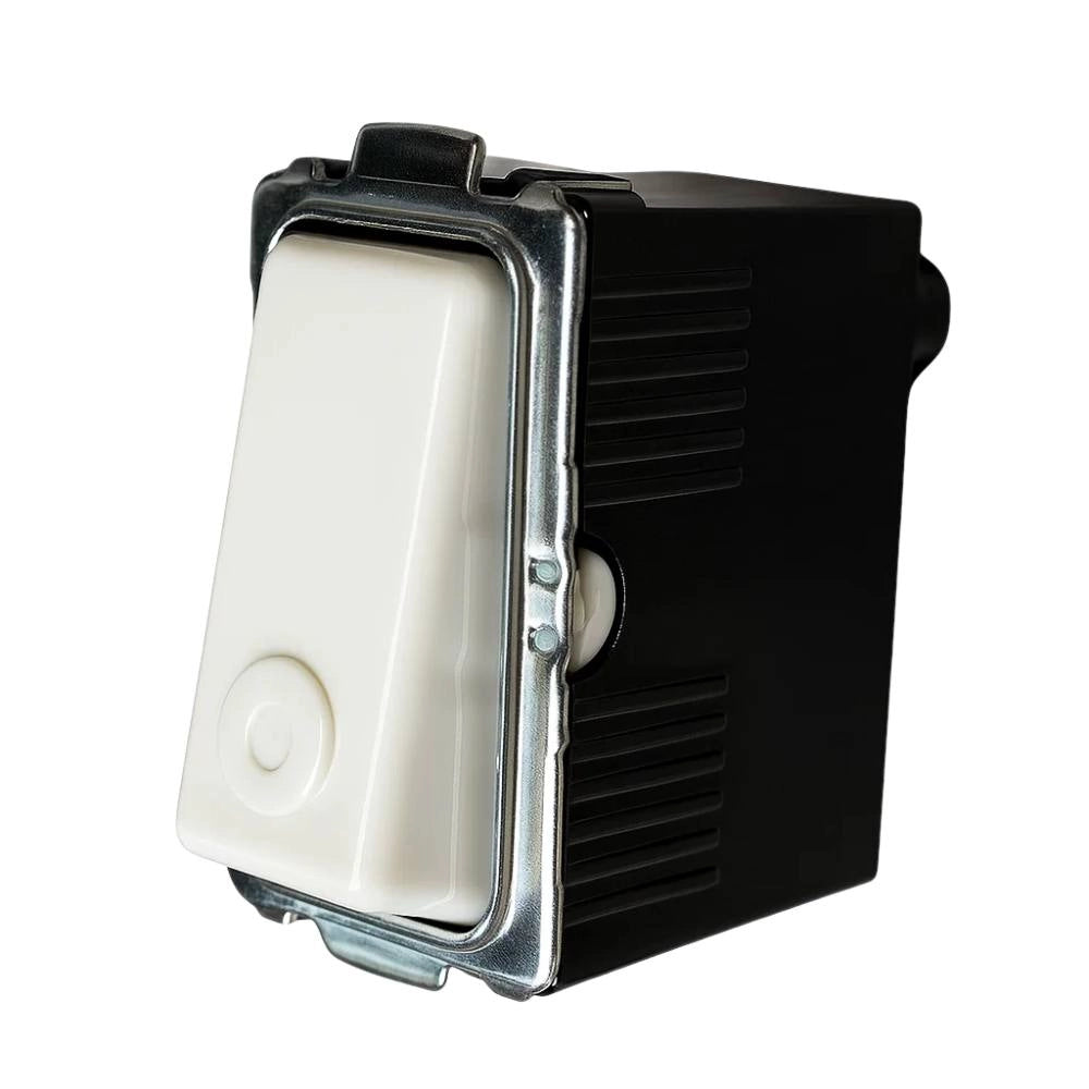 Pulsante campanello marlanvil venus 16a 250v bianco compatibile bticino magic