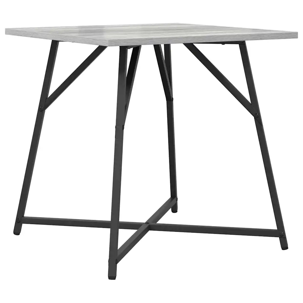 Set tavolini 2 pcs Grigio Sonoma e Nero 869729