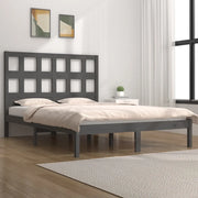 Giroletto Grigio in Legno Massello di Pino 200x200 cm