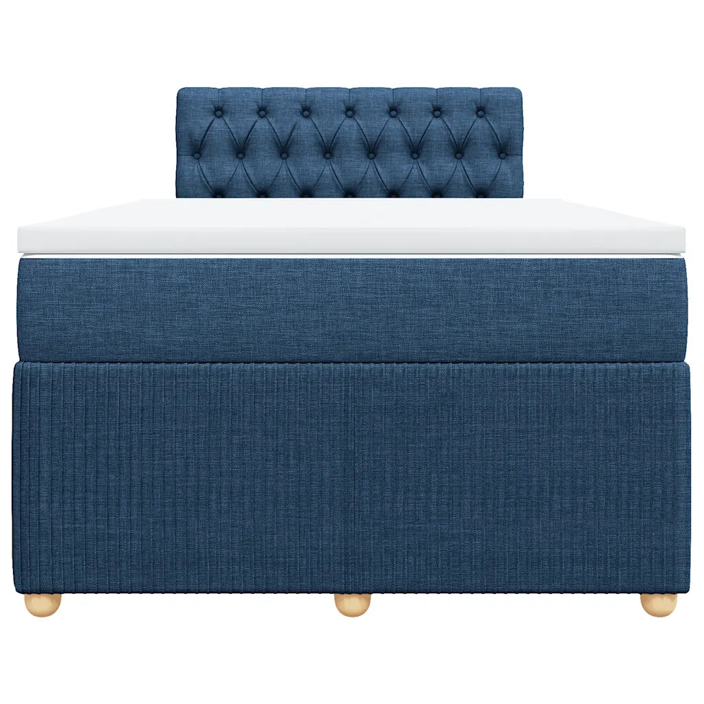 Giroletto a Molle con Materasso Blu 120x200 cm in Tessuto 3287436