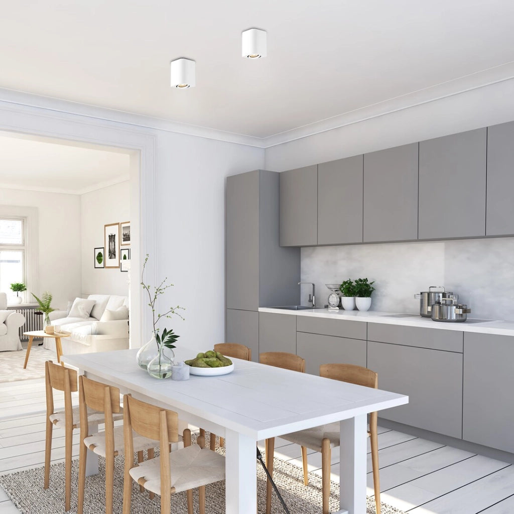 Faretto soffitto quadrato bianco GU10 Rabalux Kobald 2050
