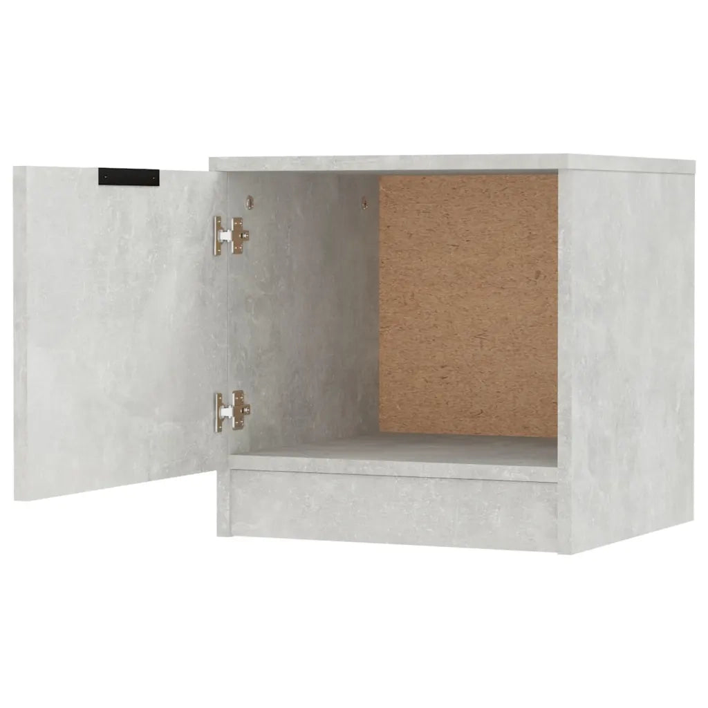 Comodini 2 pz Grigio Cemento 40x39x40 cm cod mxl 30458