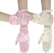 Manopole per bambini a due pezzi - Satin - Beige/Rosso - Adattamento respiratorio - Materiale confortevole