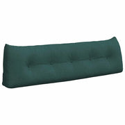 Cuscino per Schiena | Cuscino dorsale Verde Scuro 160 x 24 x 50 cm Tessuto