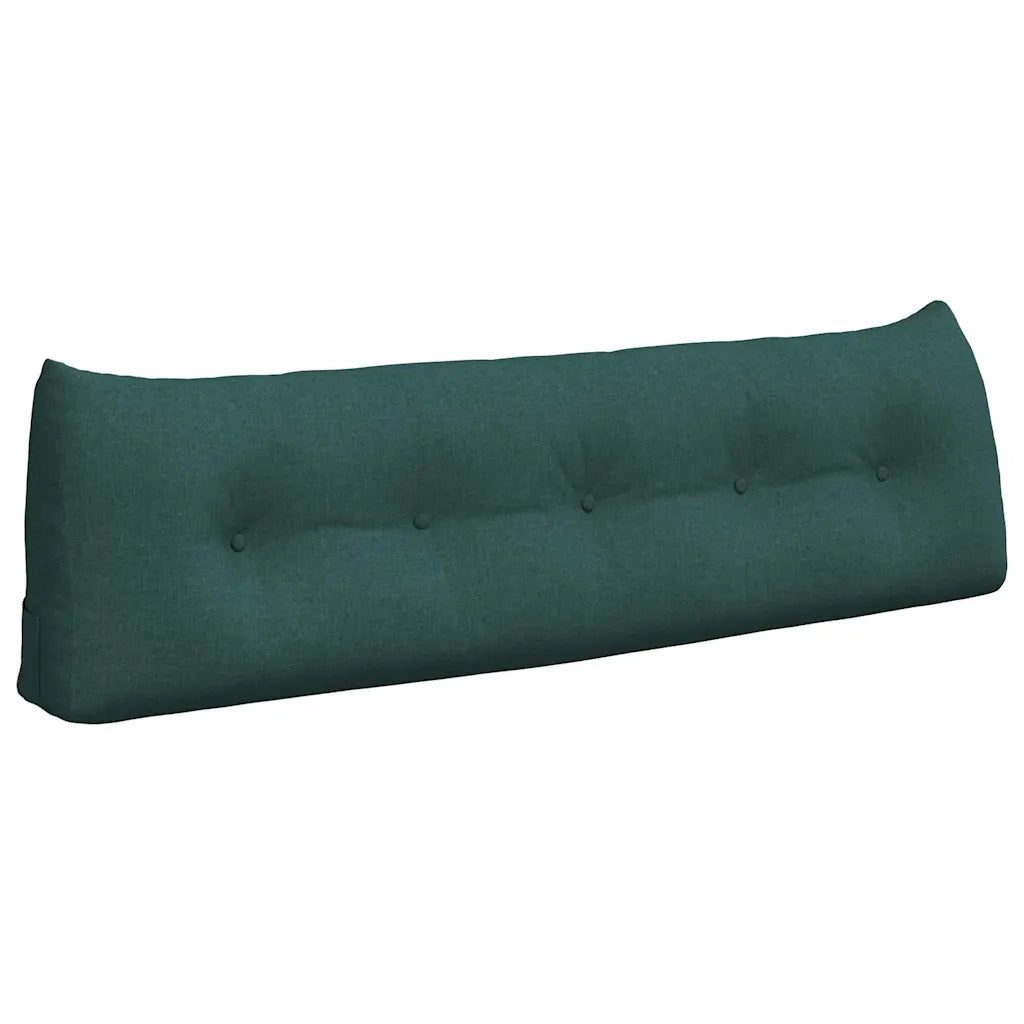 Cuscino per Schiena | Cuscino dorsale Verde Scuro 160 x 24 x 50 cm Tessuto