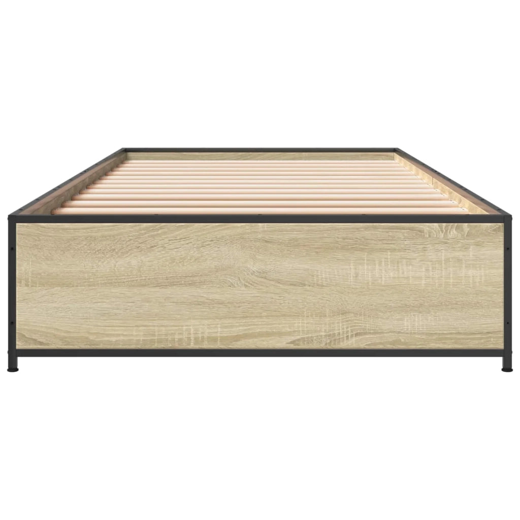 Struttura del letto-Giroletto Rovere Sonoma 80 x 200 cm 205218