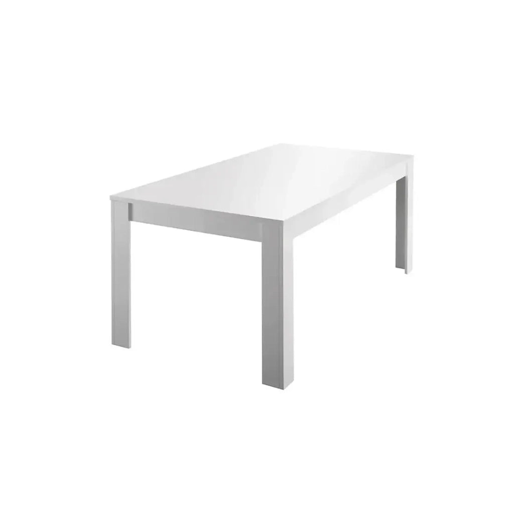 Tavolo allungabile 137x90, Collezione FALL, colore bianco lucido lacato