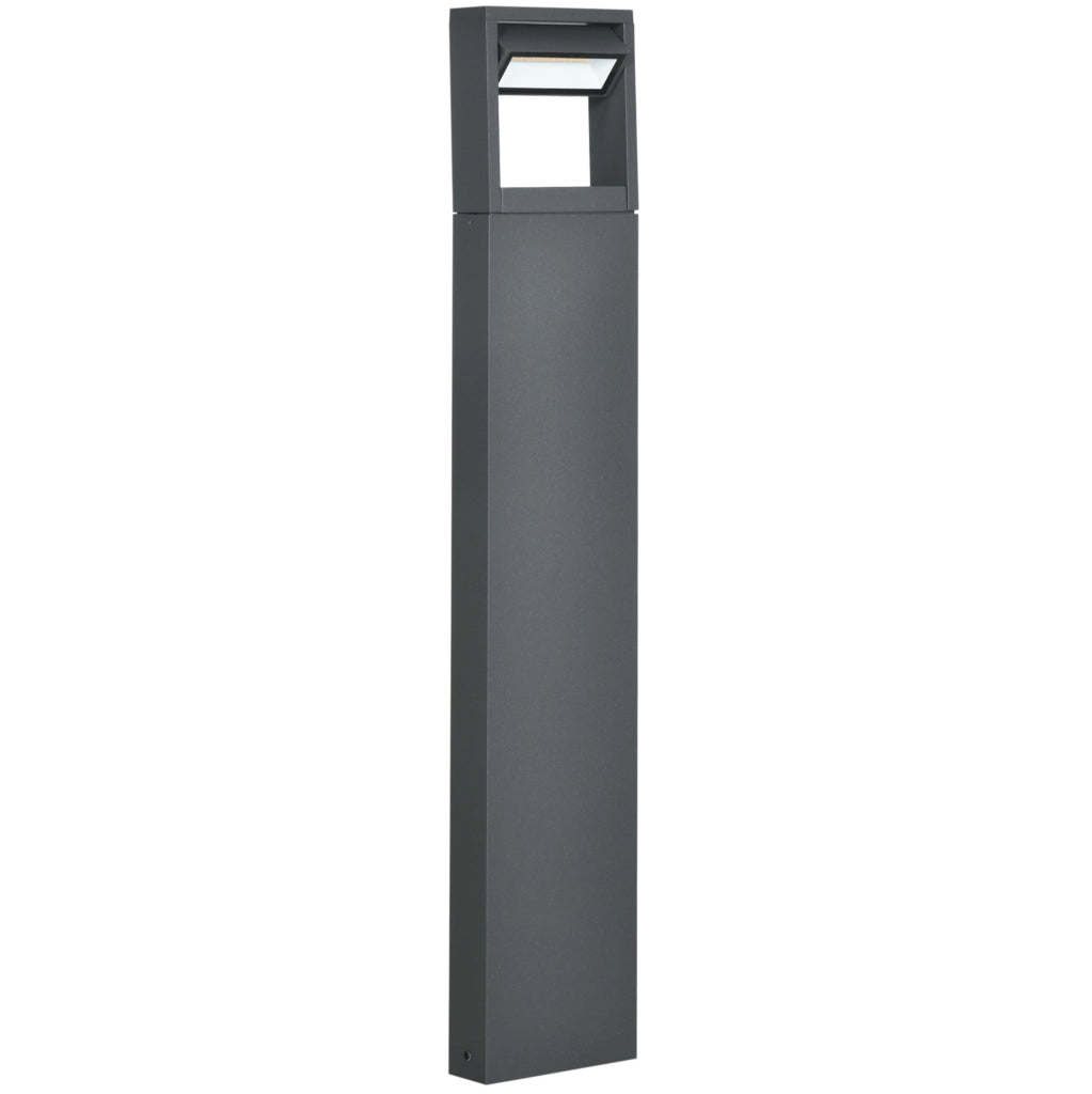 Lampada da giardino LED 8 W IP65 grigio scuro
