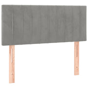 Testiera | Testata Grigio Chiaro 80x5x78/88 cm in Velluto