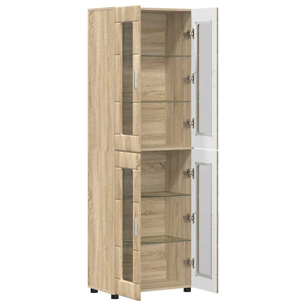 Credenza con lo scaffale FLORIN Rovere Sonoma 60 x 35 x 182 cm