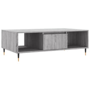 Tavolino da salotto | Tavolino da caff¨¨ | Tavolino da Soggiorno Grigio Sonoma 104x60x35cm Legno Multistrato