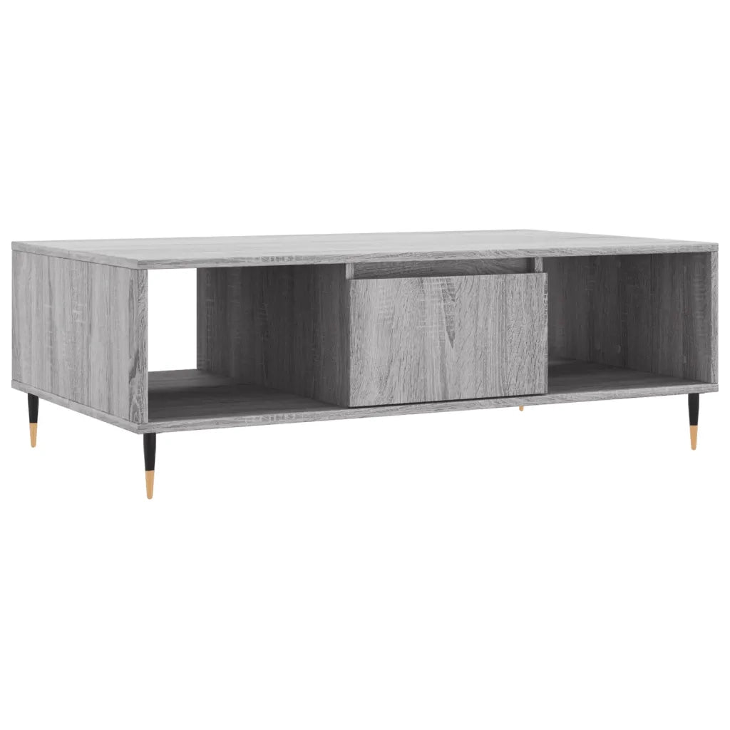 Tavolino da salotto | Tavolino da caff¨¨ | Tavolino da Soggiorno Grigio Sonoma 104x60x35cm Legno Multistrato