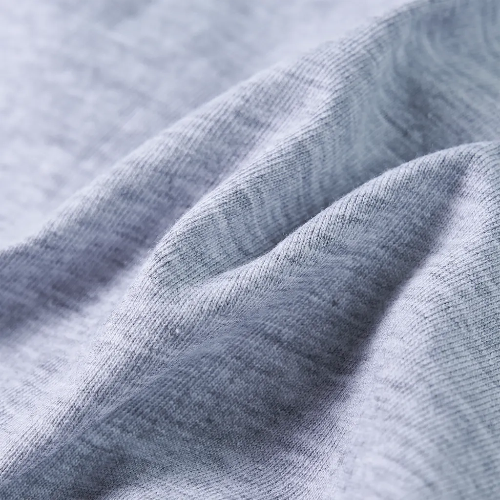Maglietta Bambino a Maniche Lunghe Grigio MÃ©lange 128