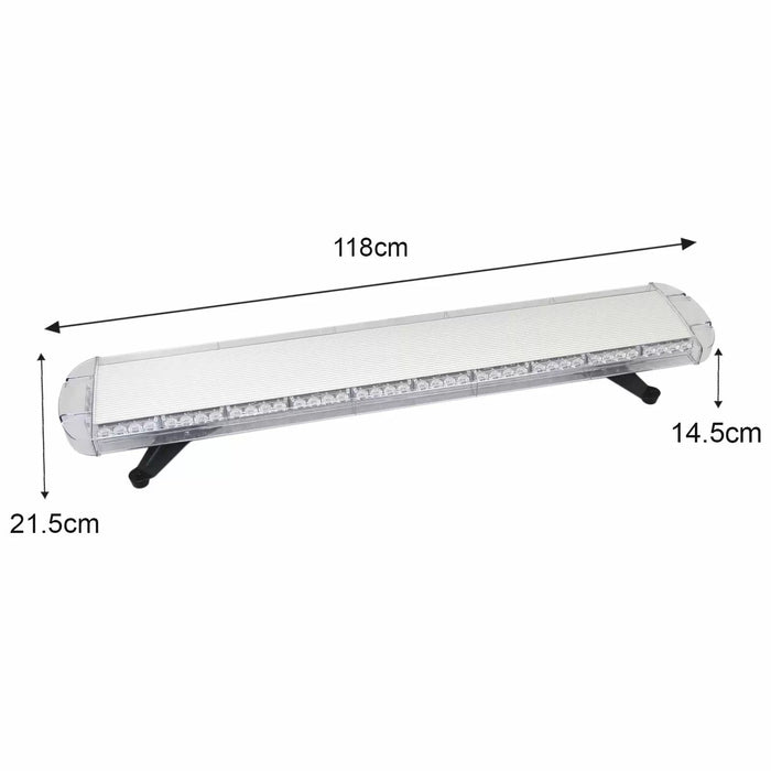 Lampeggiante per Auto Veicoli 120 cm 12V con 88 luci LED