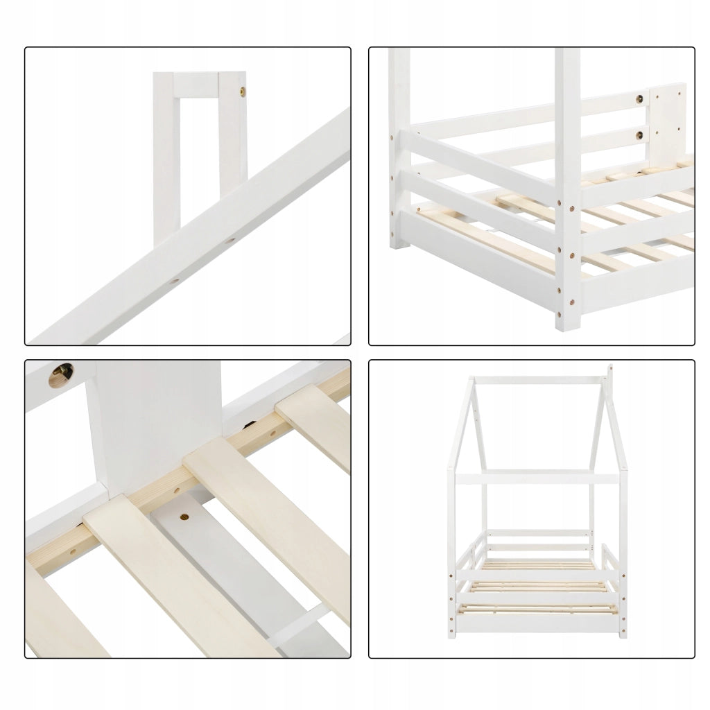 Letto a castello per bambini - Xylo - 90x200 - Bianco