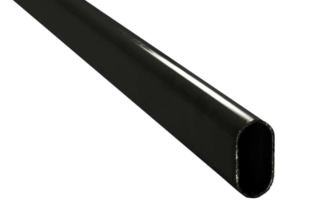 Tubo Per Armadi Ovale 30X15-L/Mm 1200 Nero - Masidef