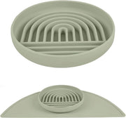 Cibo lento per cani - Anti-schiocco per cani - Protezione contro la caduta - Morsetto in silicone - Verde