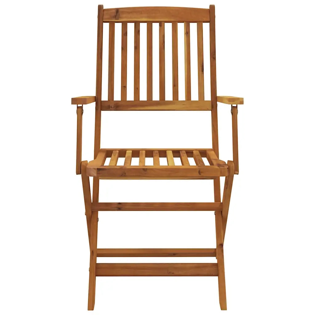 Set da Pranzo da Esterno 9 pz Pieghevole in Massello Acacia 43378