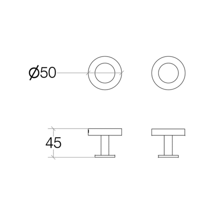 Lineabeta - Coppia appendiabiti Duemila in ottone cromato