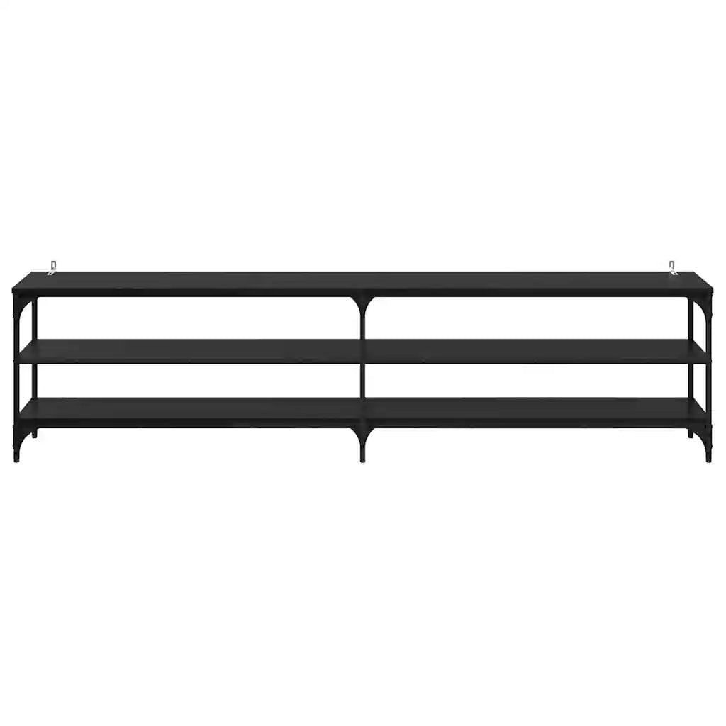 Mobile TV-Credenza per TV-Console TV Rovere Nero 200 x 30 x 50 cm