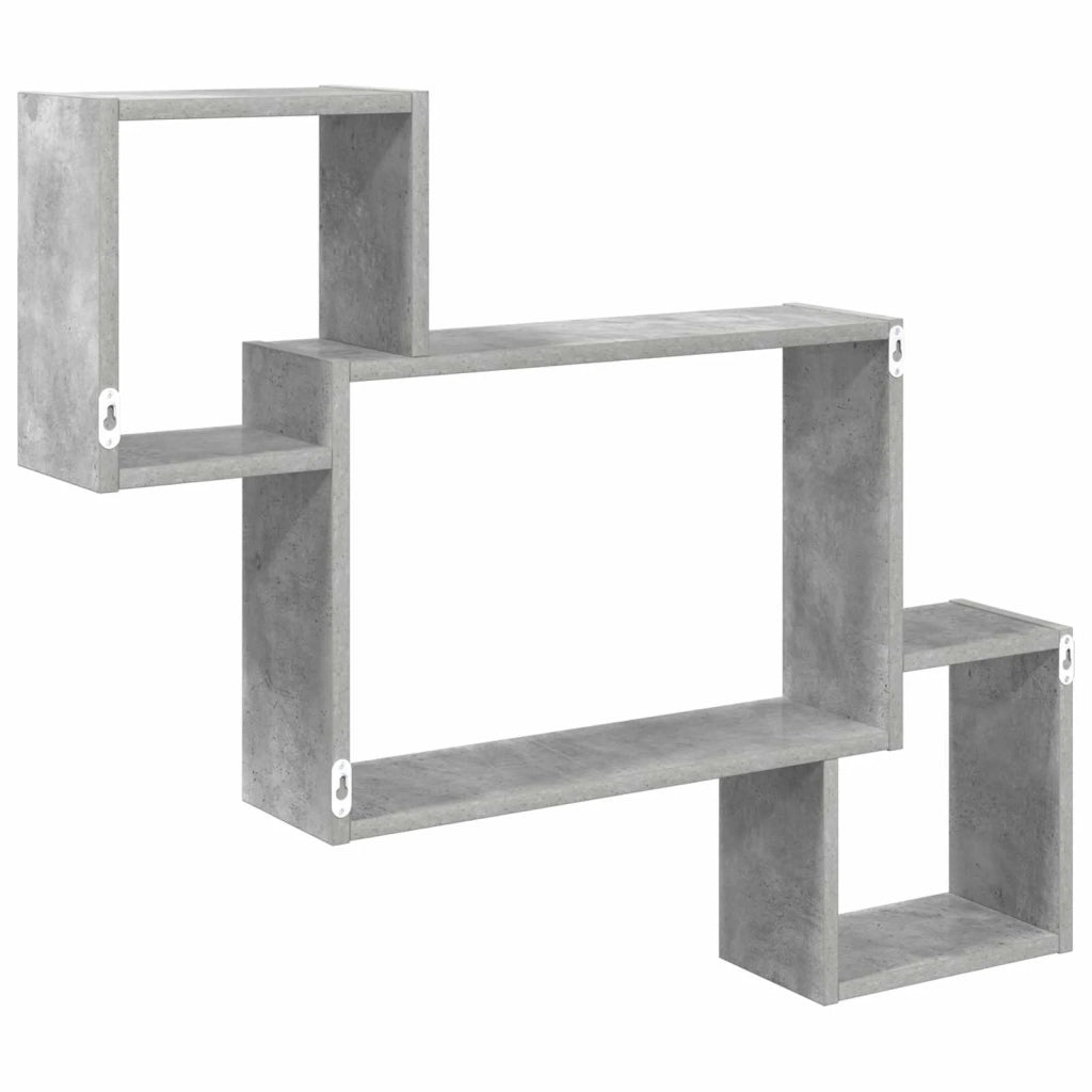 Scaffale da parete A parete Grigio 91,5 x 15 x 76 cm 8012119