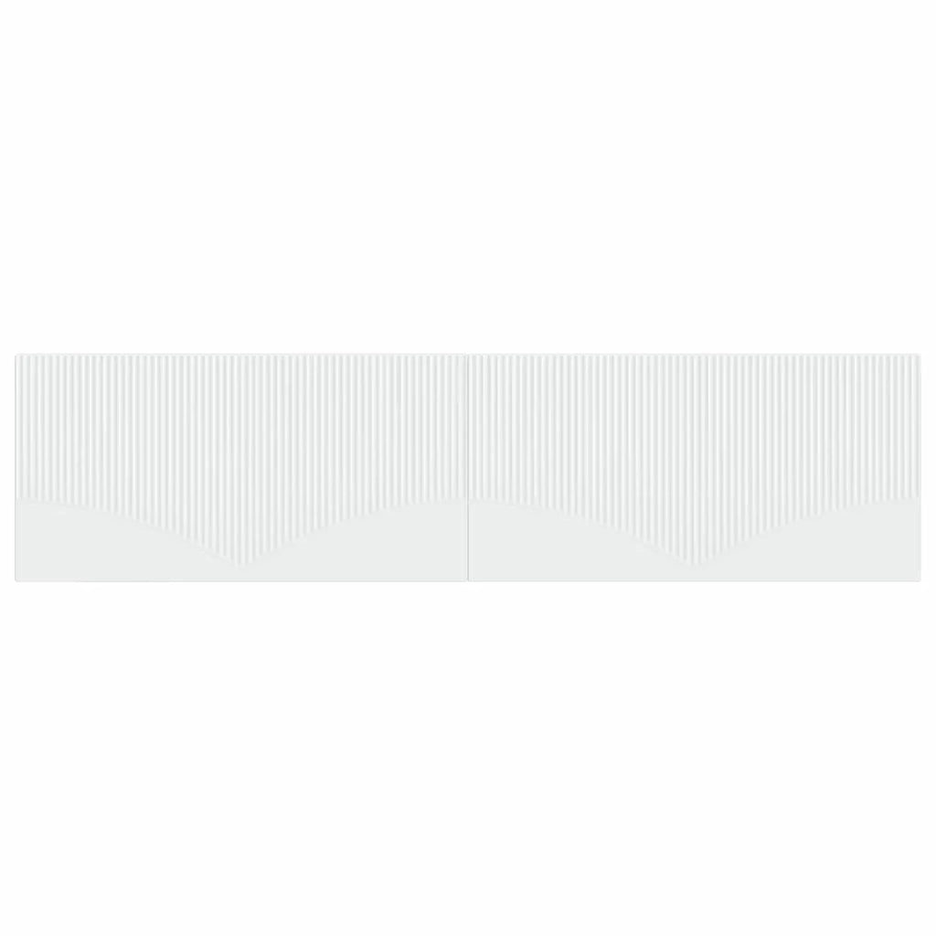 Testiera da Muro HOORN Bianco Legno ingegnerizzato 897365