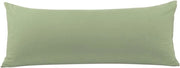 Copriorme con chiusura a cerniera di serie 1800 microfibra sbollentata | Copriorme morbido per cuscini | Cuscino body in salice (51 x 183 cm)
