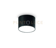 BOILER PLAFONIERA LED CCT 3000+4000K 409LM 5W NERO DIMMERABILE IP20 D.8CM H.5,5CM