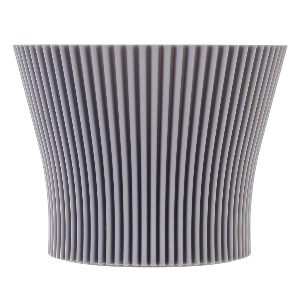 Vaso da fiori KADAX 15 cm, copertura per piante, vaso da fiori in plastica grigia