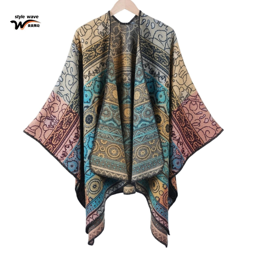 Nuovo scialle/mantello vintage da donna