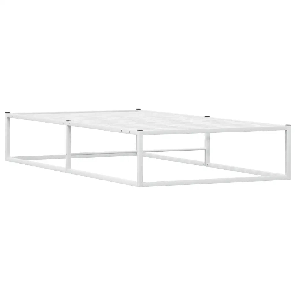 Giroletto senza Materasso Bianco 90x200 cm in Metallo 4017422