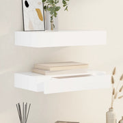 Mensole con Cassetti 2 pz Bianco 48 cm cod mxl 48927