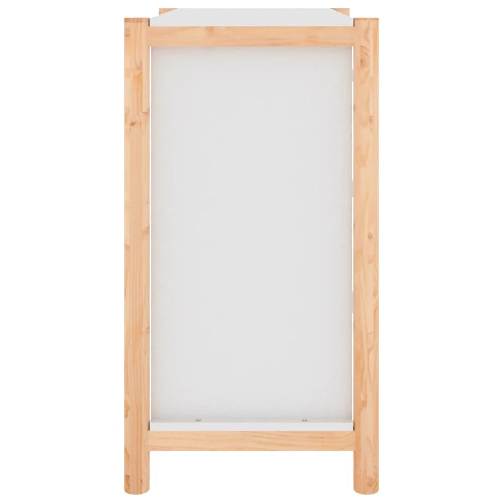 Buffet credenza cassettiera mobiletto mobile contenitore organizer per cucina soggiorno salotto 62 x 38 x 70 cm legno ingegnerizzato bianco 02_0030377