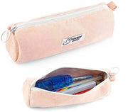 Etui per matite in corduroy, etui per matite estetico, etui per matite, etui per matite rosa per ragazze, etui per matite alla moda, per adolescenti, adulti, ufficio scolastico