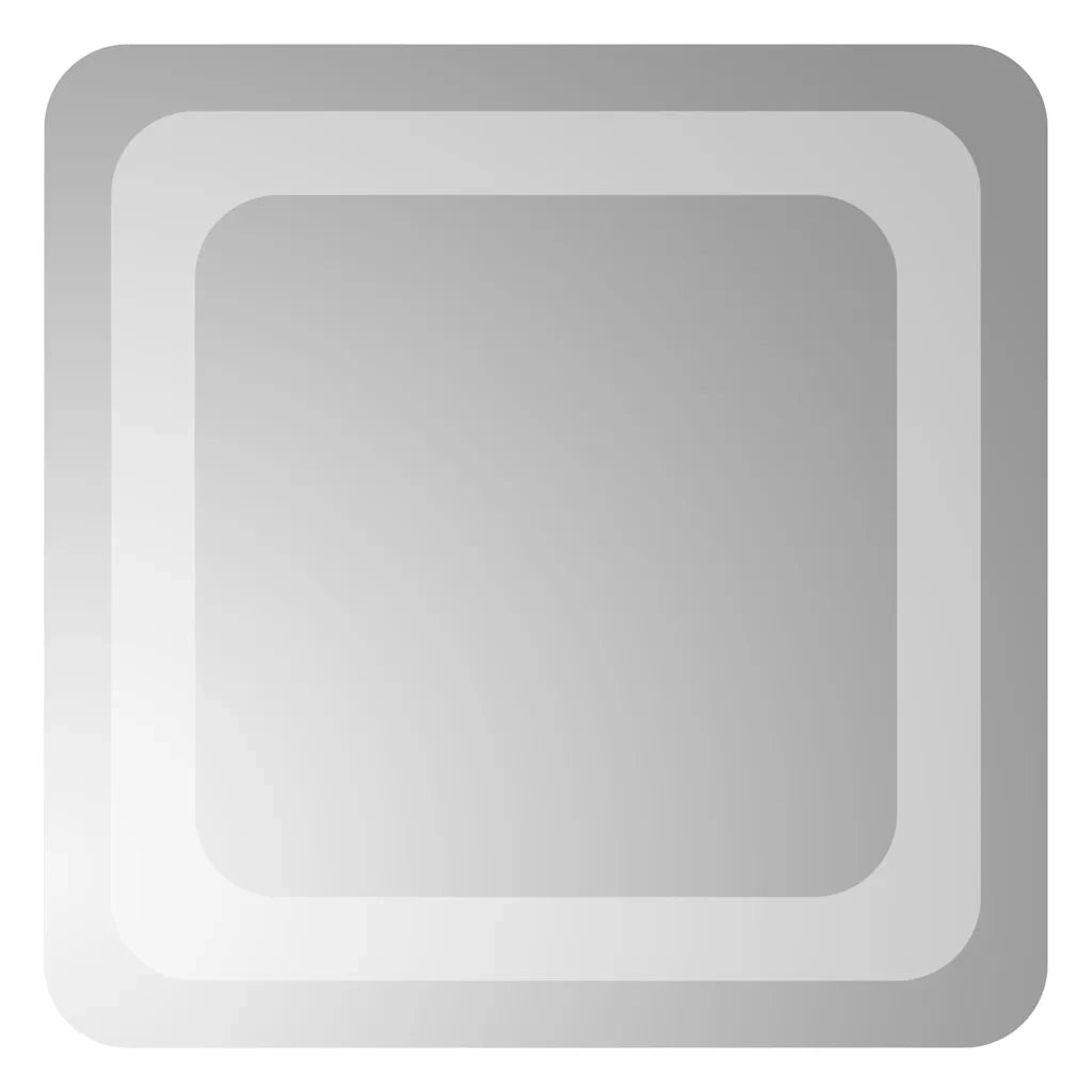 Specchio da Bagno con Luci LED 30x30 cm 151775