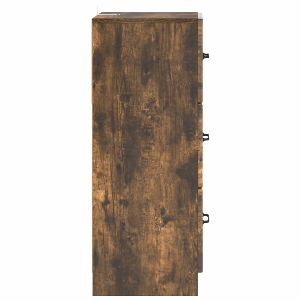 Mobile con Cassetti Rovere Fumo 33 x 34,5 x 87 cm 895770