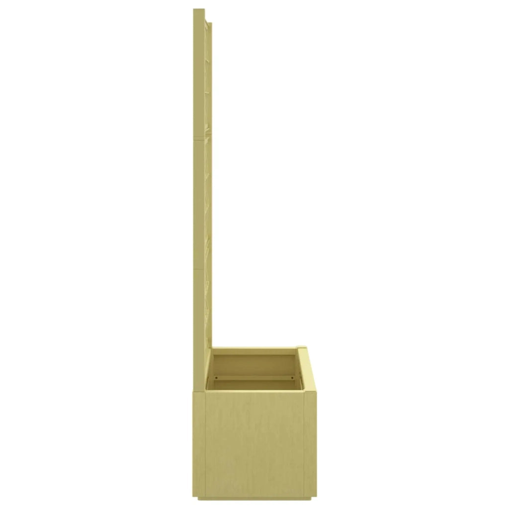 Vaso da Giardino con Trellis Verde 80 x 36 x 140 cm PP 42036841