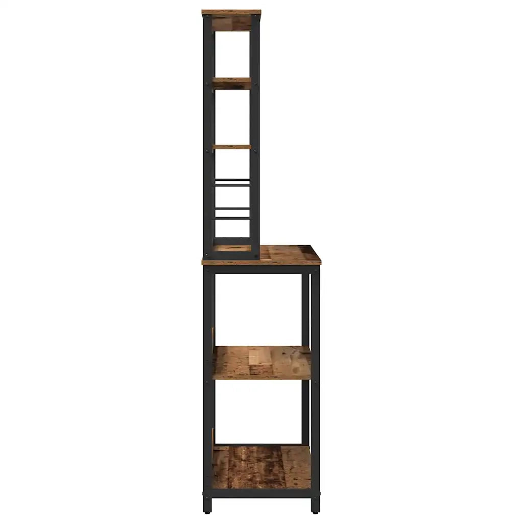 Mensola da cucina Legno vecchio 80 x 40 x 168 cm 883890
