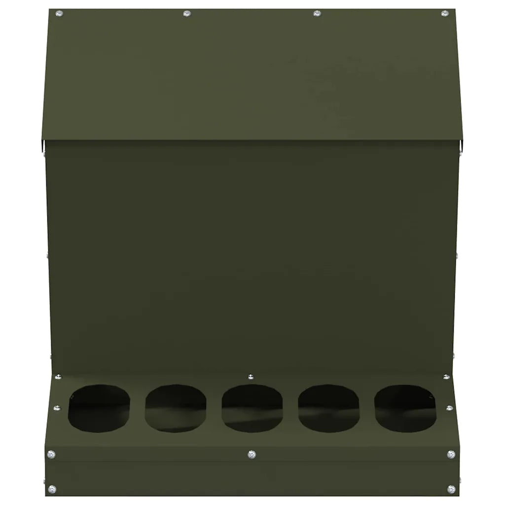 Feeder per pollo Verde oliva 40 x 40 x 45 cm CFW6139495