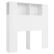 Mobiletto con Testiera | Testata bianco 100x18,5x102,5 cm