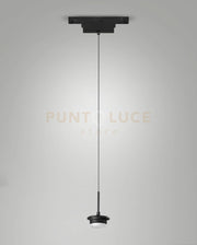 KIT SOSPENSIONE PER SISTEMA BINARIO 48V 8W CCT 2700/3000/4000K 750LM  NERO DIMMERABILE PUSH