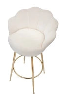 Sgabello Bar Vienna Crema Cm 55X53X110